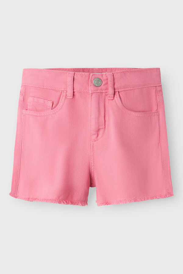 Name it Short com algod&atilde;o liso rosa