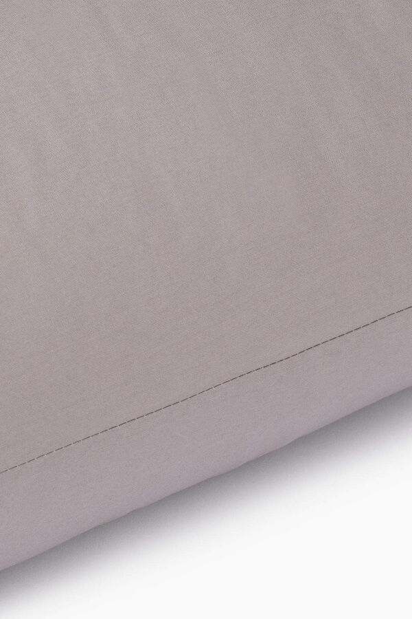 Womensecret Funda almohada algodón percal. Cama 180-200cm. gris