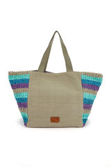 Abbacino Bolsa de playa grande verde