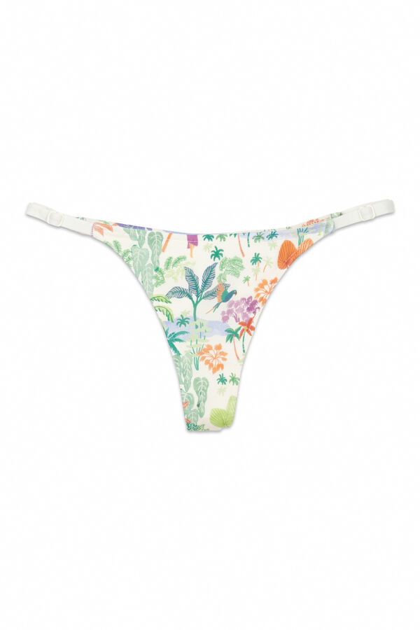 Women'secret Braga bikini tanga paisaje tropical  estampado