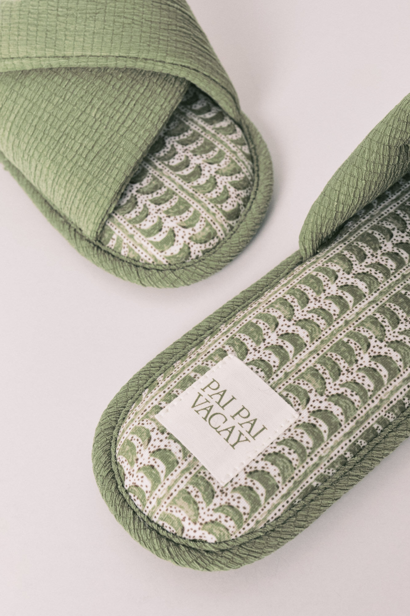 Women'secret Chinelos de quarto verde palmeiras