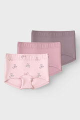 Name it Pack 3 bragas lazos morado/lila