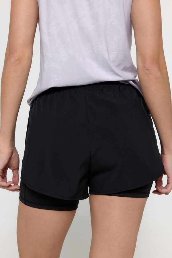 Only Play Short holgado con tejido B-Dry negro