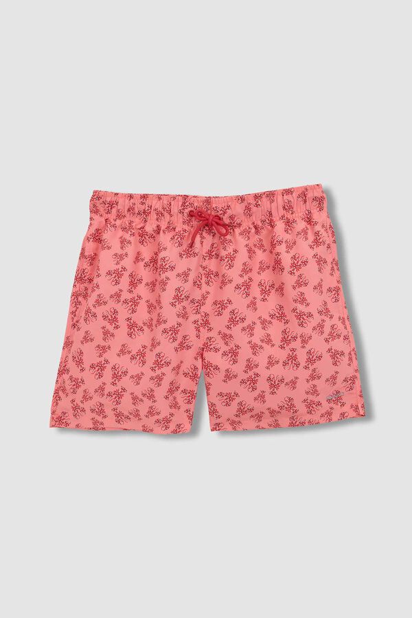 Gocco Ba&ntilde;ador padre estampado langosta rosa coral