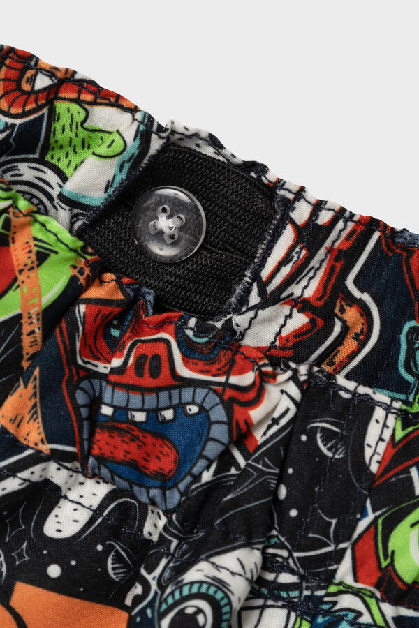 Name it Fato de banho para menino estampado azul