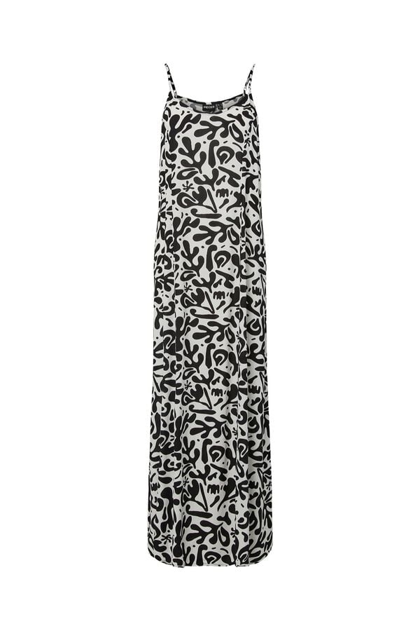 Pieces Vestido maxi de al&ccedil;as branco