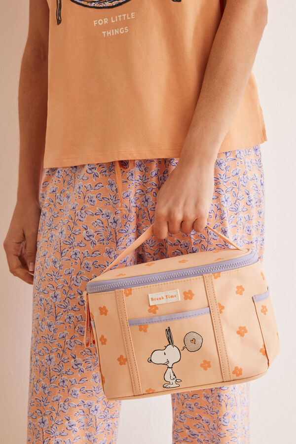 Women'secret Neceser grande naranja Snoopy naranja