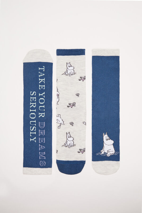 Women'secret Pack 3 calcetines algod&oacute;n Moomin estampado