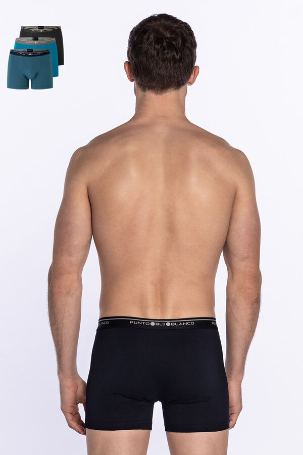 Punto Blanco Pack de 3 boxers algod&oacute;n estampado