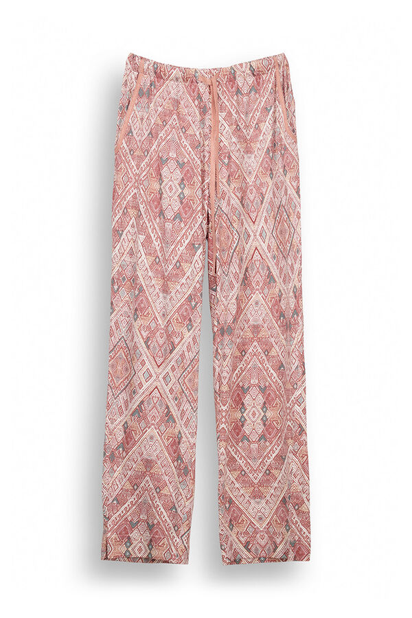 Women'secret Cal&ccedil;a cenoura rosa super macia castanho