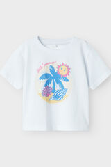 Name it Camiseta manga curta 100% algod&atilde;o branco