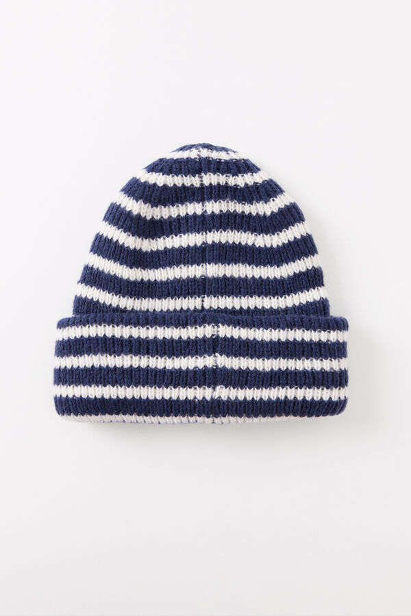 Women'secret Gorro riscas marinho azul