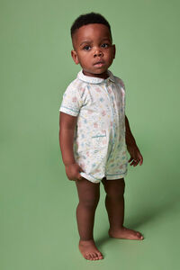 Gocco Pijama estampado fondo marino blanco