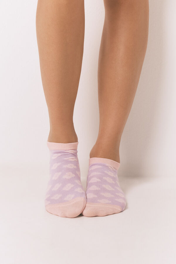 Women'secret Pack 3 calcetines cortos prints variados estampado