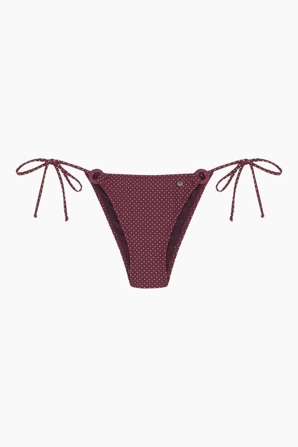 Bohodot Braga bikini brasile&ntilde;a lazos lunares estampado