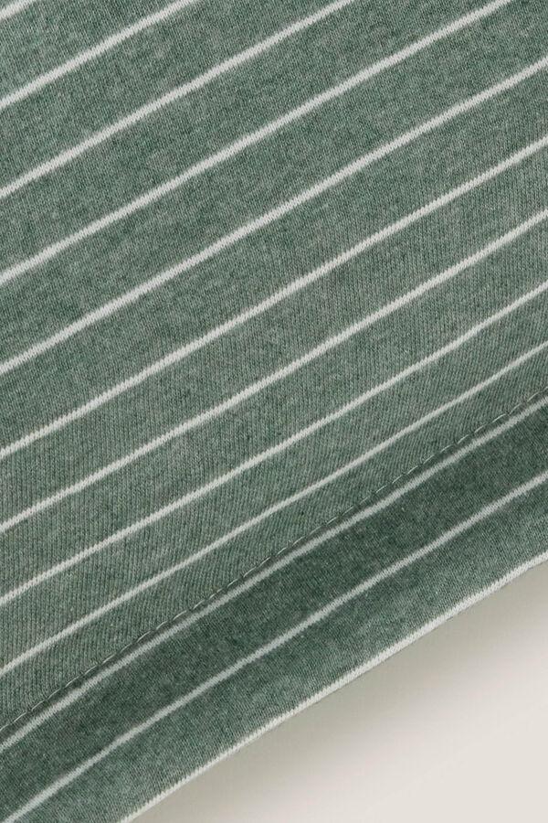 Textura Capa de malha de algod&atilde;o sustent&aacute;vel verde