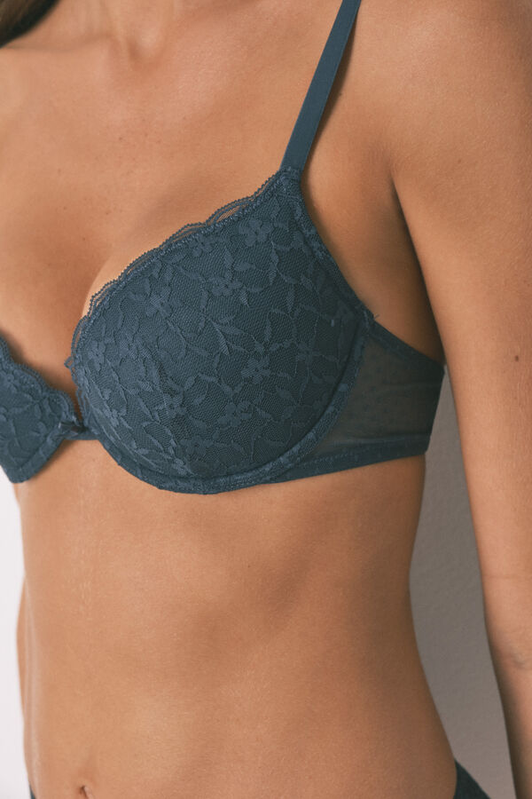 Women'secret BEAUTIFUL Soutien de renda verde verde