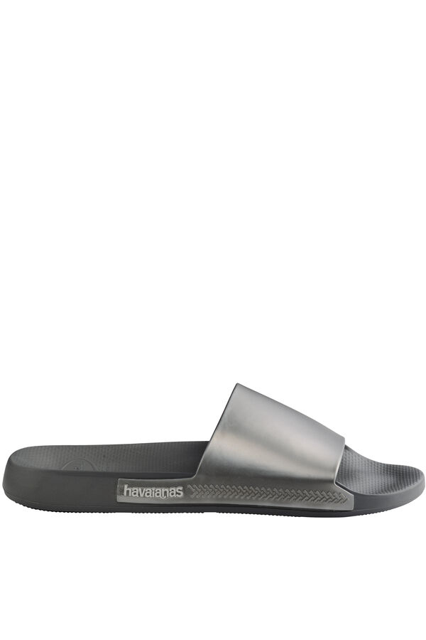 Havaianas Chinelos Hav. Slide Classic Metallic cinzento
