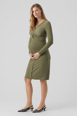 Mamalicious Vestido midi doble función verde