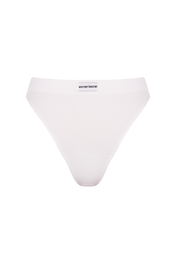 Women'secret Braga tanga sin costuras blanco marfil