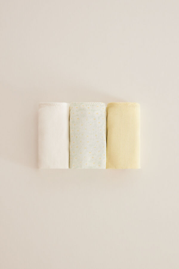 Women'secret Pack 3 bragas anchas amarillo amarillo