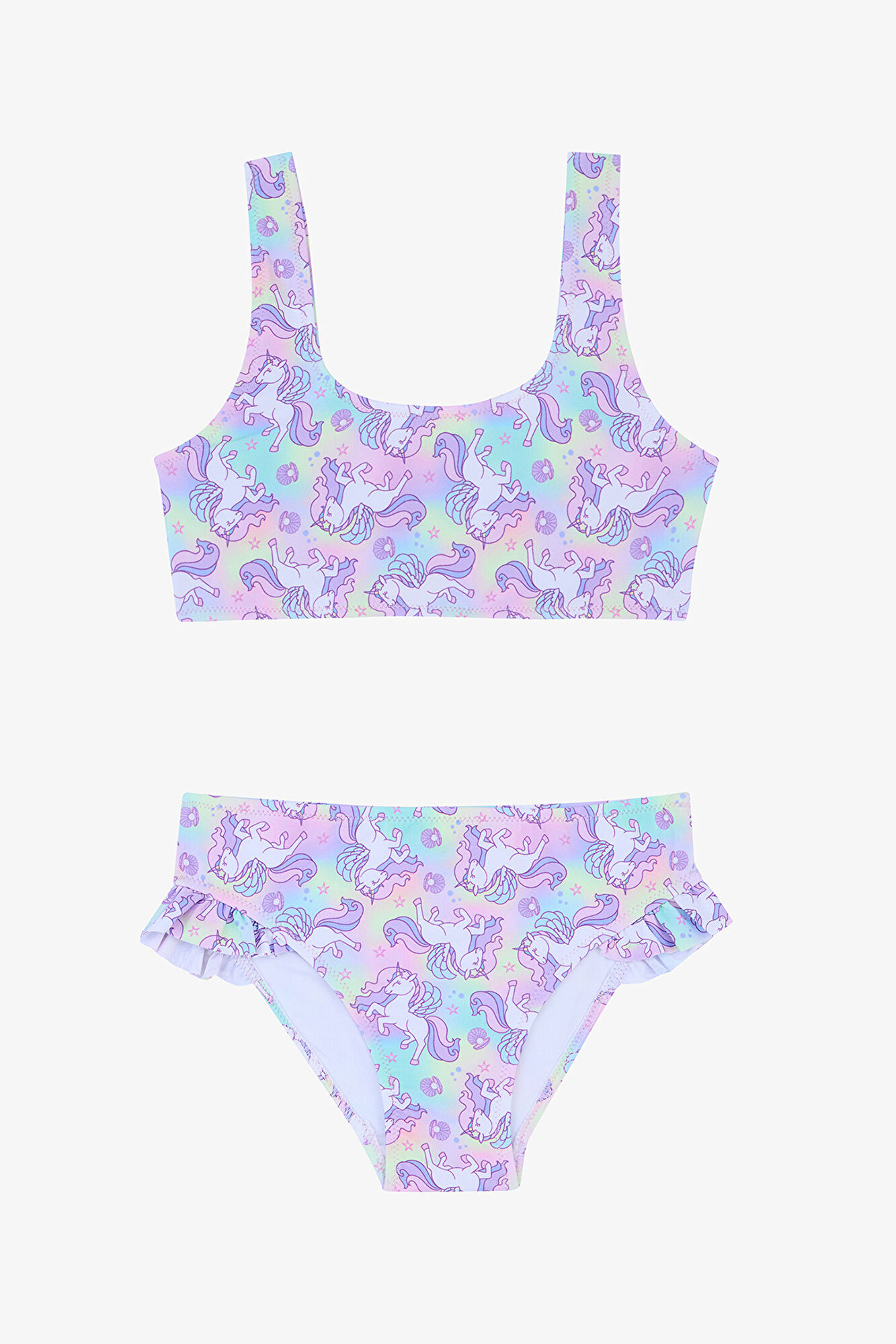 Penti Conjunto de bikini floral volante
