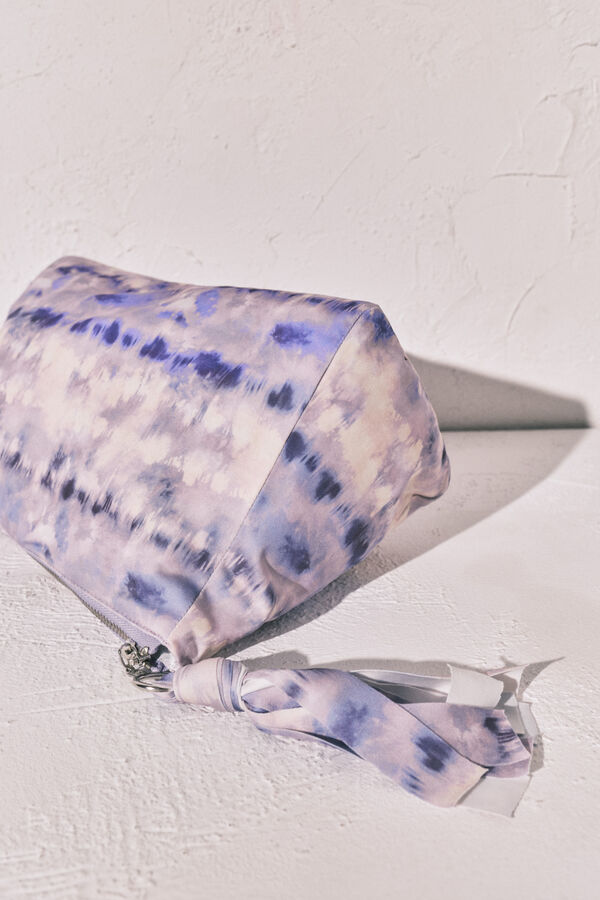 Women'secret Bolsa ba&ntilde;ador- bikini impermeable Tie Dye lila estampado
