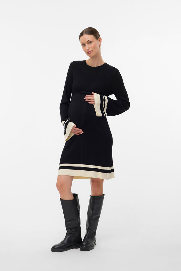 Mamalicious Vestido de maternity em malha  preto