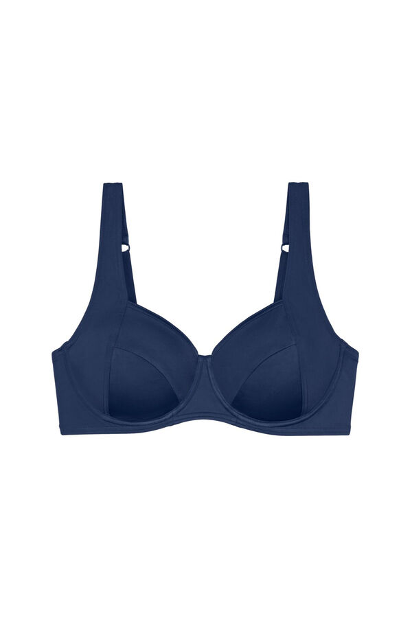 Triumph Top de bikini con aro azul