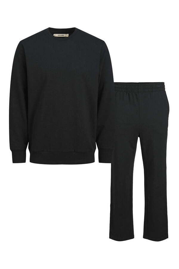 Jack & Jones Cal&ccedil;a de pijama comprido preto