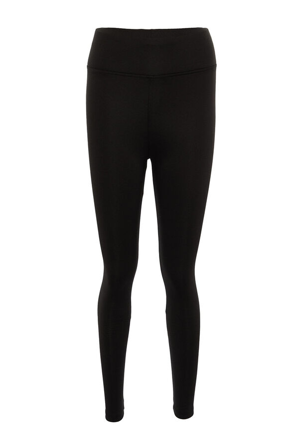 Trendyol Leggings el&aacute;sticos interior forro polar negro negro
