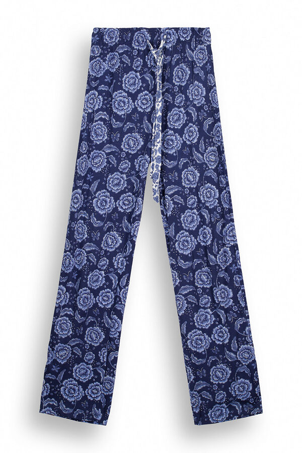 Women'secret Cal&ccedil;a de pijama comprido azul