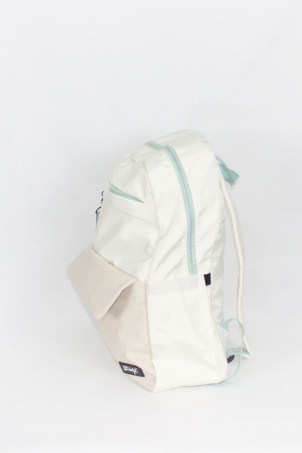 Mr. Wonderful Mochila blanca The perfect match estampado