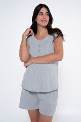 Ohma! Conjunto de pijama premam&aacute;  gris