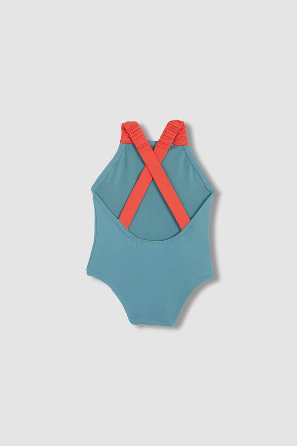 Gocco Ba&ntilde;ador detalles fosforitos gris gris