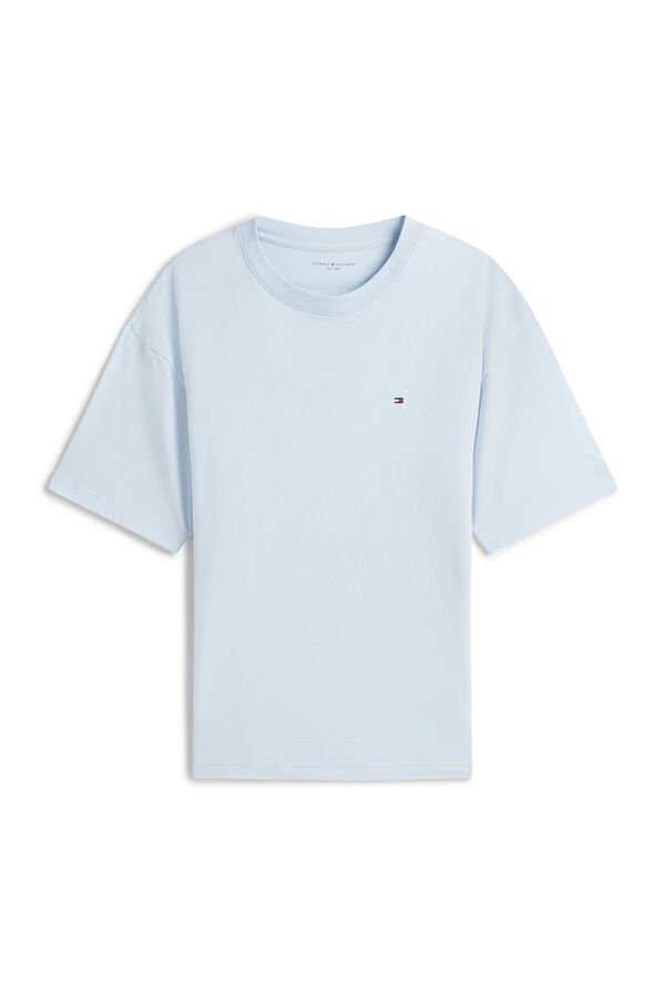 Tommy Hilfiger Conjunto de pijama curto liso estampado