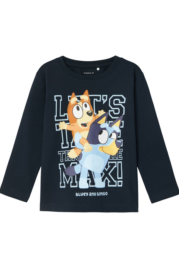 Name it Camiseta de menino Bluey azul