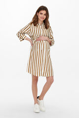Only Maternity Short Maternity shirt dress branco
