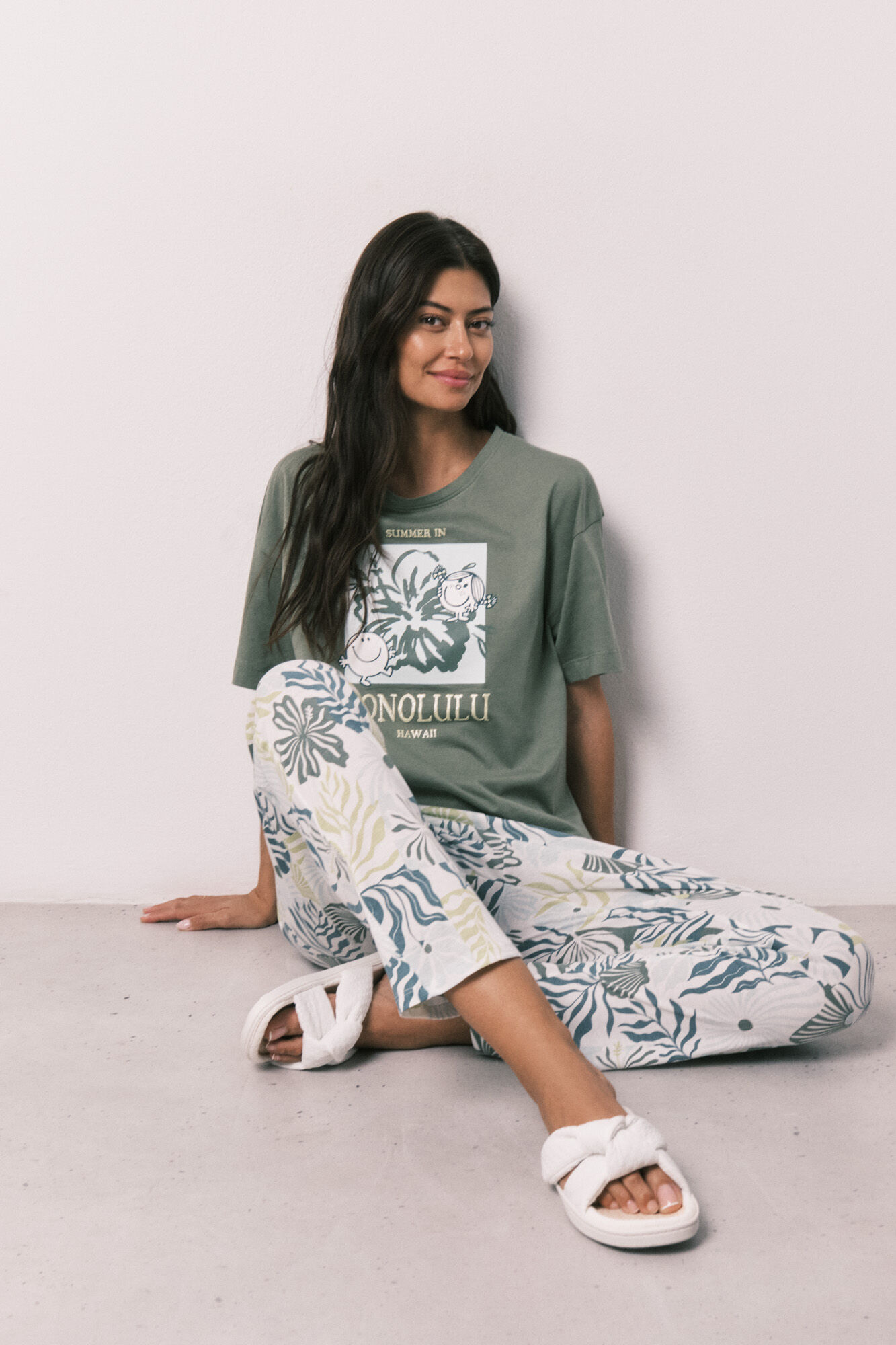 Women'secret Pijama largo manga corta  Little Miss&trade;