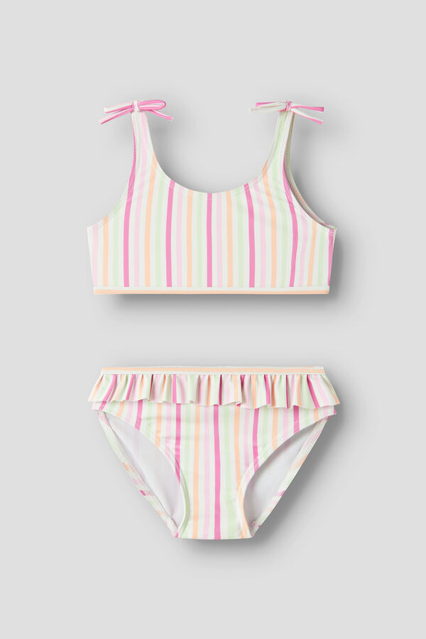 Name it Bikini lazo volante rayas ni&ntilde;a estampado