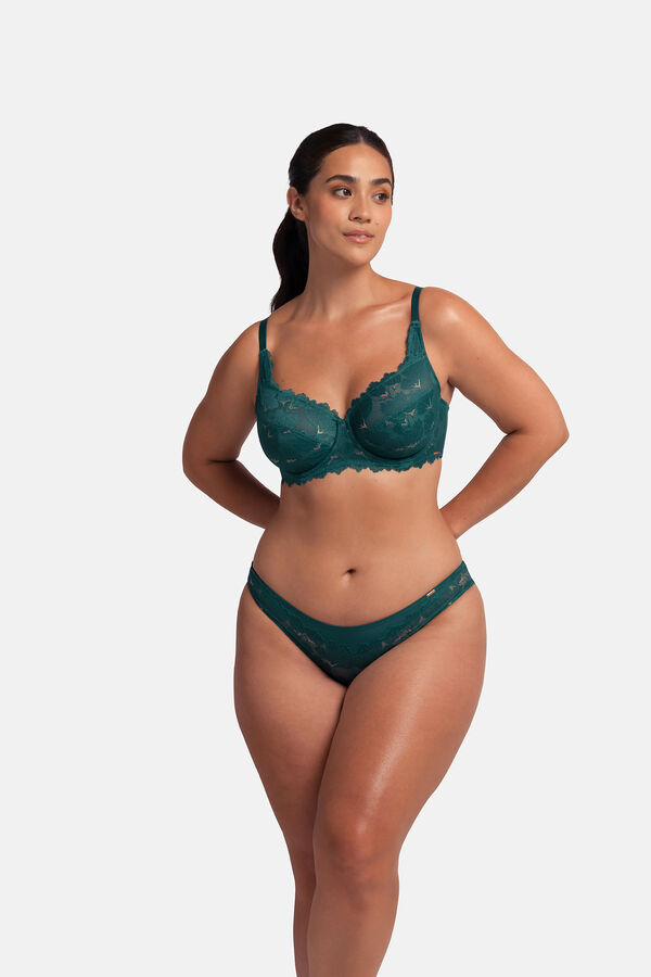 Dorina Calcinha cl&aacute;ssica verde