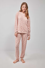 Gisela Pijama comprido borgonha