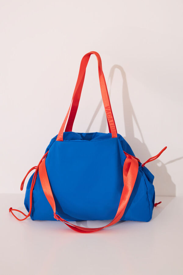 Women'secret Bolso multiusos nylon azul  azul