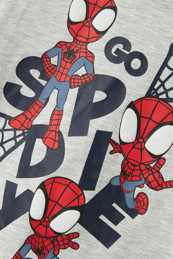 Name it Camiseta de manga curta Spidye cinzento