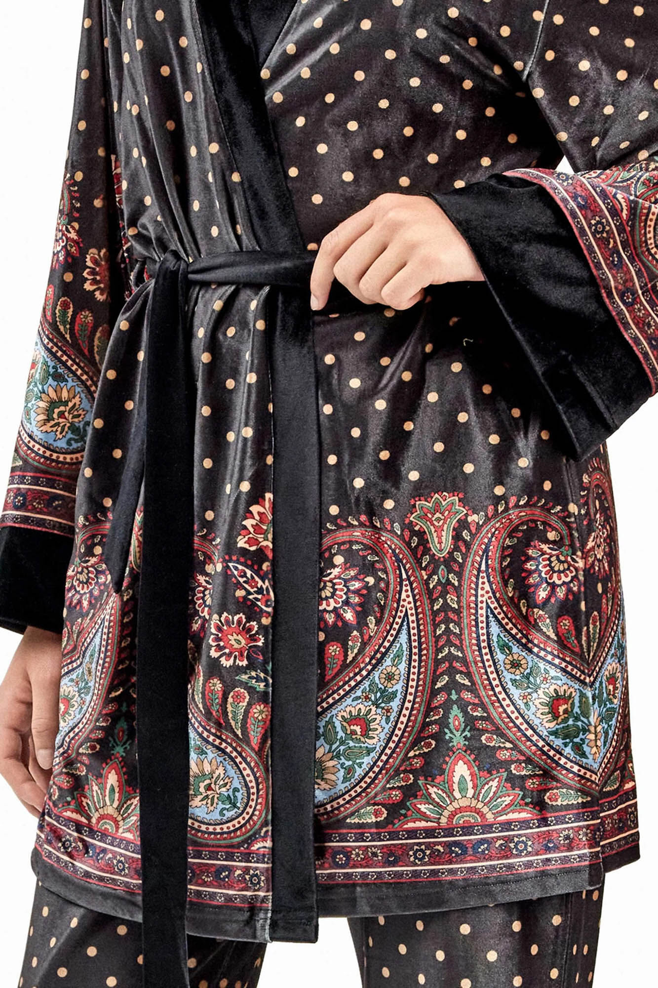 Gisela Bata tipo kimono terciopelo