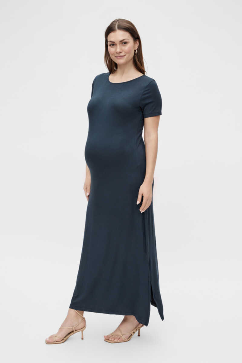 Womensecret Vestido maxi maternity azul