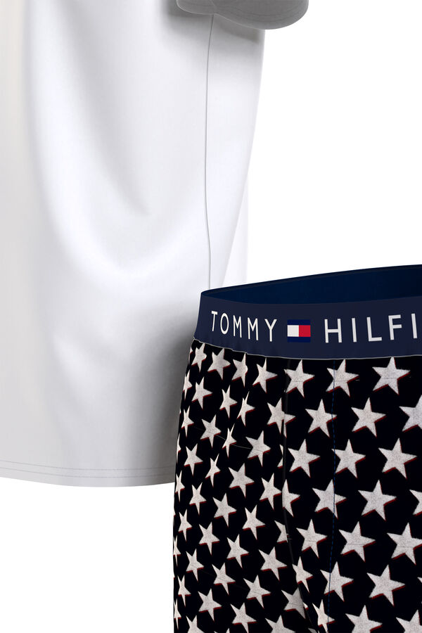 Tommy Hilfiger Pijama corto pantal&oacute;n estrellas estampado