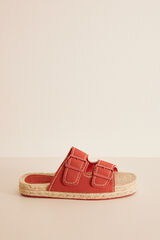 Women'secret Sandalias yute naranja hebillas naranja