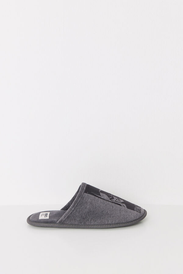 Women'secret Chinelos masculinos Batman cinzento