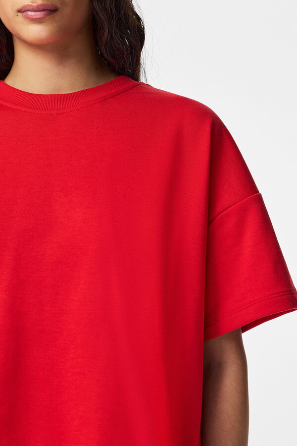 Pieces Camiseta b&aacute;sica rojo